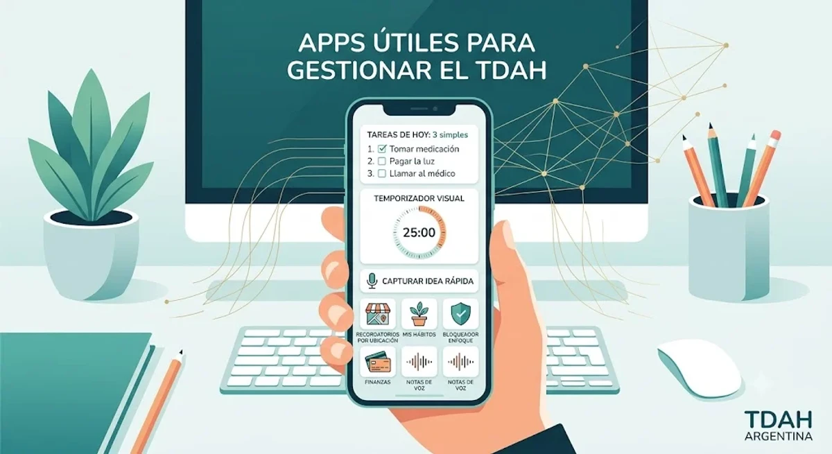 Apps útiles para gestionar el TDAH